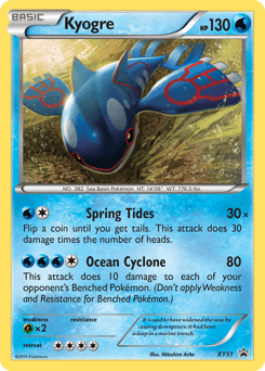 Kyogre ★ XY Black Star Promos card