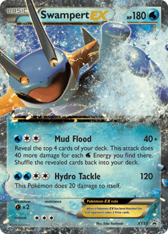Swampert ex XY Black Star Promos card