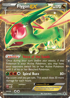 Flygon ex XY Black Star Promos card