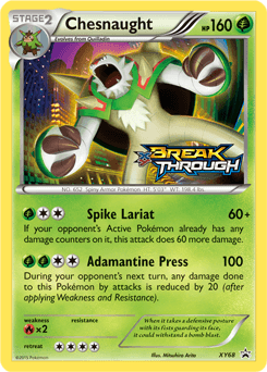 Chesnaught XY Black Star Promos card
