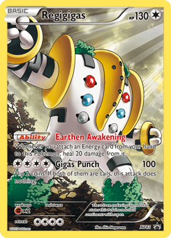 Regigigas XY Black Star Promos card