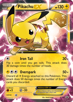 Pikachu-EX XY Black Star Promos card