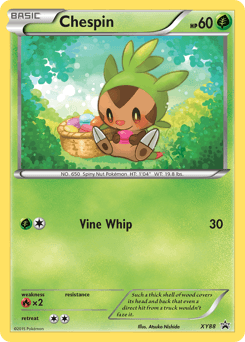 Chespin XY Black Star Promos card