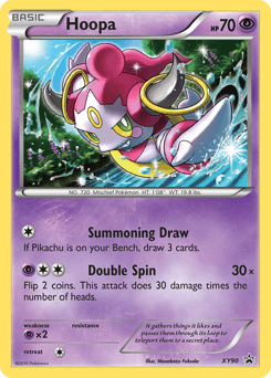 Hoopa XY Black Star Promos card