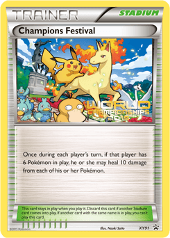 Champions Festival XY Black Star Promos card