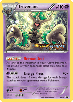 Trevenant XY Black Star Promos card