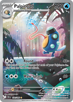 Palpitoad Black Bolt card