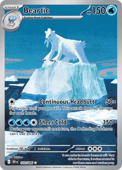 Beartic Black Bolt card