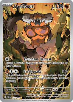 Landorus Black Bolt card