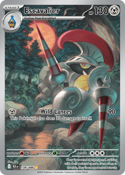 Escavalier Black Bolt card