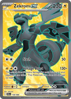 Zekrom ex Black Bolt card