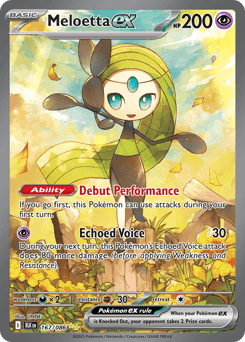 2025 Black Bolt Meloetta ex #167
