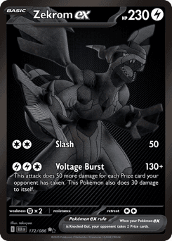 Zekrom ex Black Bolt card