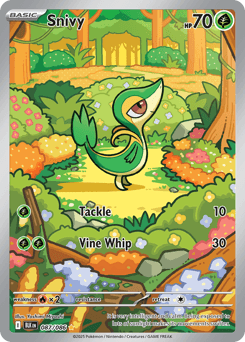 Snivy Black Bolt card