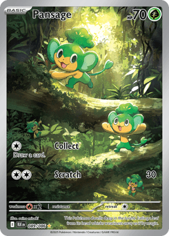 Pansage Black Bolt card