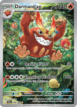 Darmanitan Black Bolt card
