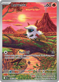 Larvesta Black Bolt card