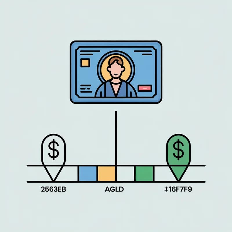 Illustration of asking price versus sold price for a trading card