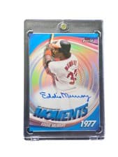 2025 Finest Moments Autographs Eddie Murray #FMA-EM card