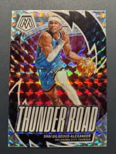 2023 Panini Mosaic Thunder Road Shai Gilgeous-Alexander #4 card