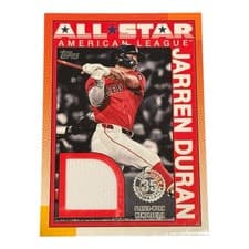 Jarren Duran 2025 Topps 1990 Topps Baseball All-Star Relics card
