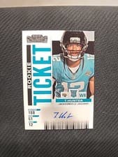 Travis Hunter 2025 Panini Select Contenders Rookie Ticket card