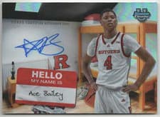 Ace Bailey 2024-25 Bowman University Chrome Campus Dorm Signatures card