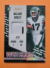2024 Panini Absolute War Room Materials Malachi Corley #WRM-MCY card