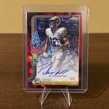 2025 Topps Chrome Sapphire Future Stars Autographs Sapphire Puka Nacua #FSA-PN card