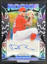 Ranger Suarez 2019 Panini Prizm Rookie Autographs card