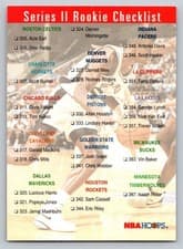 Series II Rookie Checklist