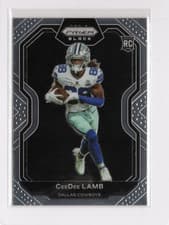 CeeDee Lamb 2020 Panini Chronicles Prizm Black card