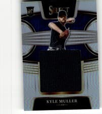 Kyle Muller 2022 Panini Select Rookie Jumbo Swatch card