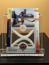 2024-25 SP Game Used 2023 Heritage Classic Net Cord Relics Mattias Ekholm #HCN-ME card