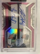 Tino Martinez / Paul O’Neill 2025 Leaf Bronx Legacy Dual Autographs card