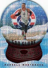 Russell Westbrook 2020 Panini Crown Royale Sno Globe card
