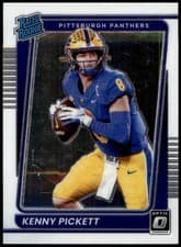 Kenny Pickett 2022 Panini Chronicles Draft Picks Donruss Optic Rated Rookie card
