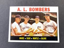 1964 Topps Roger Maris / Norm Cash / Mickey Mantle / Al Kaline #331