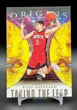 2024-25 Panini Origins Taking the Leap Set Reed Sheppard #14 card