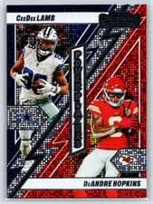 2024 Panini Contenders Power Players CeeDee Lamb / DeAndre Hopkins #18 card