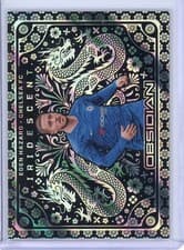 Eden Hazard 2024 Panini Obsidian Iridescent card