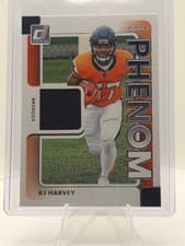 RJ Harvey 2025 Donruss Rookie Phenom Jerseys card