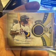 2026 Topps Tier One Rookie Relics Yanquiel Fernández #RR-YF card