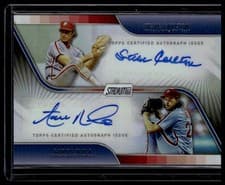 2025 Stadium Club Dual Autographs Steve Carlton/Aaron Nola #DA-CN card