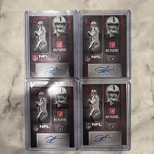 2025 Panini Silhouette NFL Relic Autographs Derek Carr #7 card