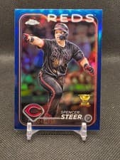 Spencer Steer 2024 Topps Chrome card