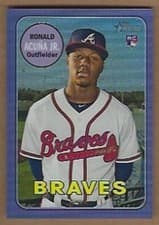 2018 Topps Heritage Ronald Acuna Jr. #580