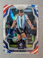 Julian Alvarez 2024 Panini Prizm Copa America card
