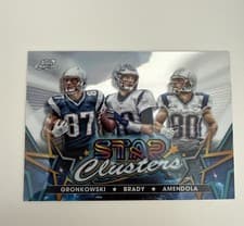 2024 Topps Chrome Cosmic Star Clusters Danny Amendola / Tom Brady / Rob Gronkowski #SCL-3 card