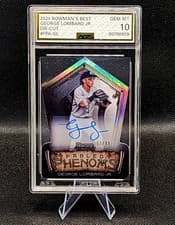 2024 Bowman's Best Fabled Phenoms Autographs George Lombard Jr. #FPA-GL card